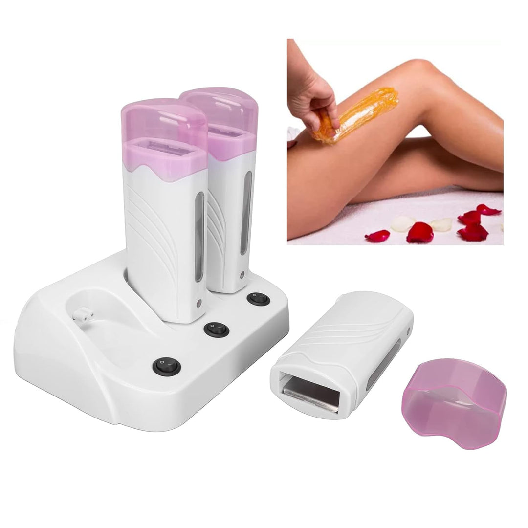 Fast Heat Wax Warmer Roll On Wax Heater Triple Tube Haarentfernung Wax Melting Machine Wax Epilierer