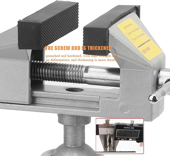 Universal Vice, hochwertige Aluminiumlegierung Universal Vice Household Workbench Universal-Zangenti