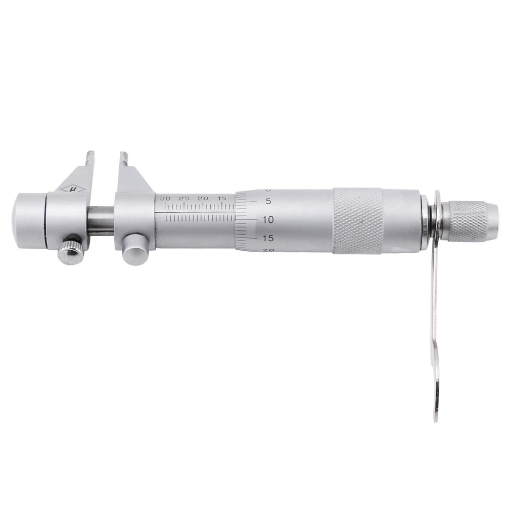 Fafeicy Innenmikrometer, Edelstahl Lochbohrung Innendurchmesser Messgerät, 5-30 mm Messbereich 0,01