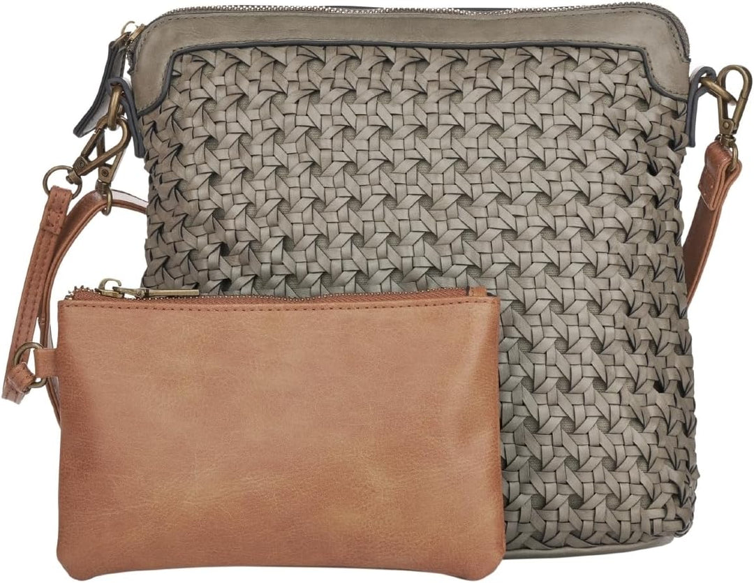 Remonte Damen Q0612 Handtasche S Olive/Cayenne / 54, S Olive/Cayenne / 54