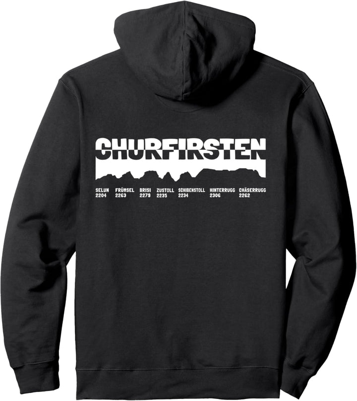 7 Sieben Churfirsten Alpstein Toggenburg Schweiz Wandern Pullover Hoodie