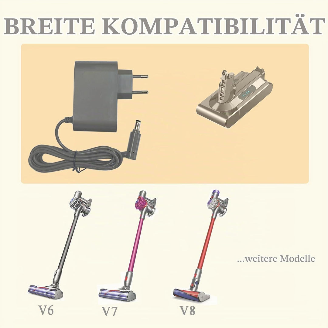 26.1V Ladegerät für Dyson V6 V7 V8 SV03 SV04 SV05 SV06 SV07 SV09 SV10 SV11 für Dyson DC58 DC59 DC60