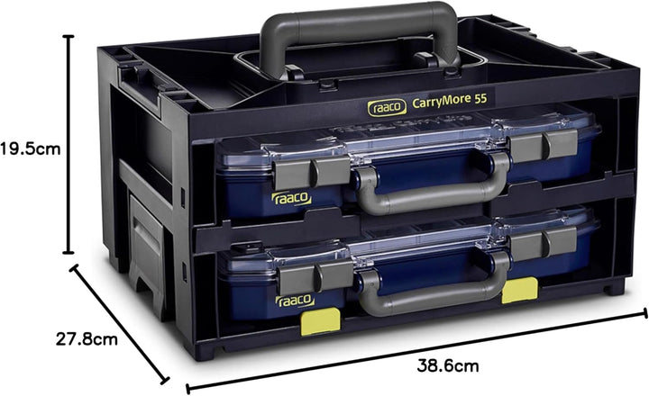 Raaco CarryMore 55x2 ausgestattet mit 2 CarryLite 55 4x8-16, 146395