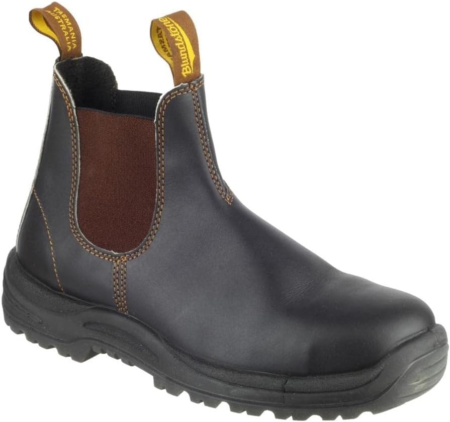 BLUNDSTONE 192, Unisex-Erwachsene Sicherheitsstiefell 41 EU Braun Stout Brown Stout Brown, 41 EU Bra