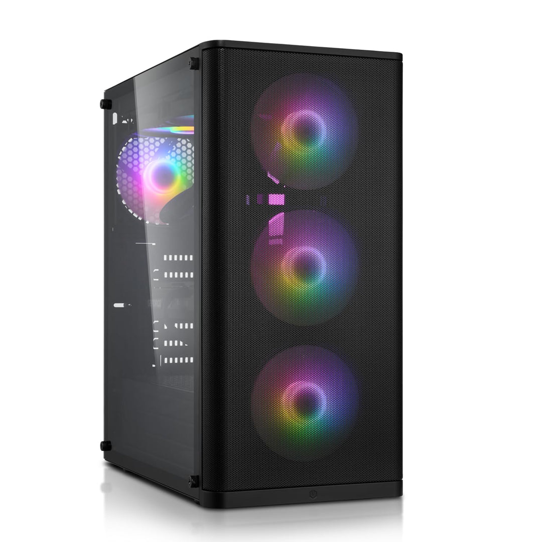 Gaming PC Ryzen 5 5500 6X 4.2 GHz, RTX 4060 8GB, 16 GB DDR4, 1TB SSD, Windows 11 Pro, NVIDIA GeForce