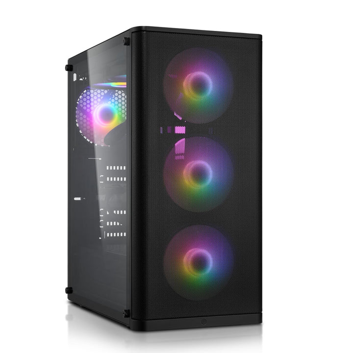 Gaming PC Ryzen 5 5500 6X 4.2 GHz, RTX 4060 8GB, 16 GB DDR4, 1TB SSD, Windows 11 Pro, NVIDIA GeForce