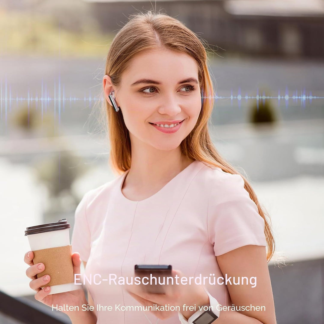 AI Kopfhörer Übersetzer, 3-in-1 Sprachübersetzer Kopfhörer 165 Sprachen mit App,7 Übersetzungsmodi E