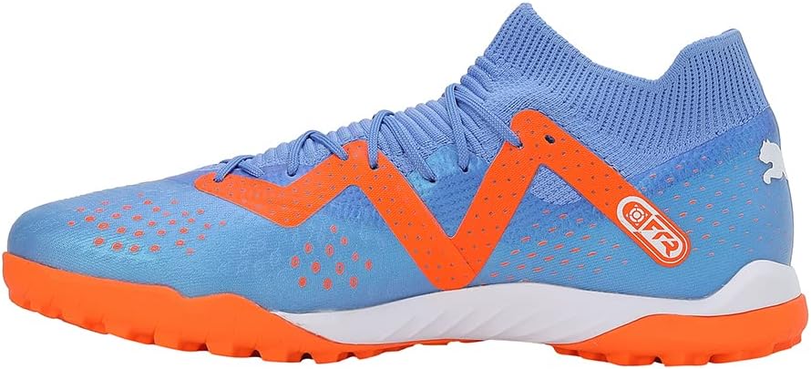 PUMA Herren Future Match Tt Fussballschuh 46 EU Blue Glimmer Puma White Ultra Orange, 46 EU Blue Gli
