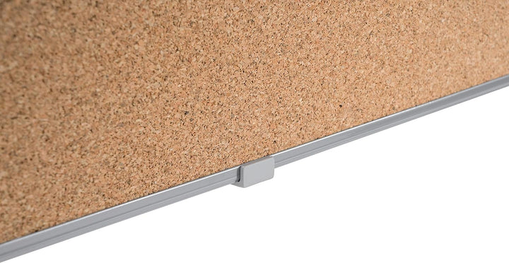 BoardsPlus Economy Korktafel, 118 x 88 cm, Rahmen aus grauer Tech-Legierung 120 x 90 cm, 120 x 90 cm