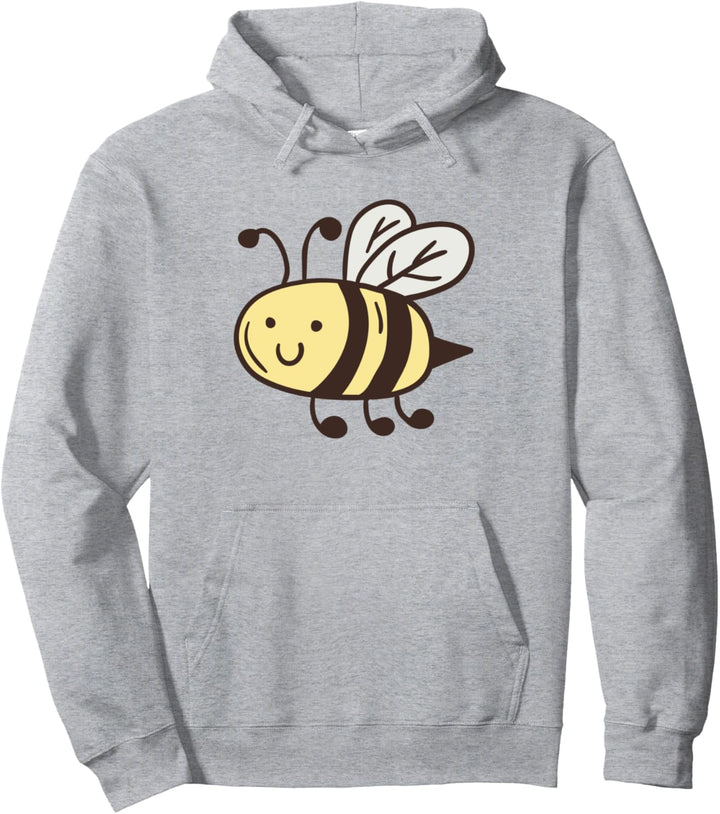 Witzige Biene mit Grinsen im Gesicht - Imkerei Bienenzüchter Pullover Hoodie