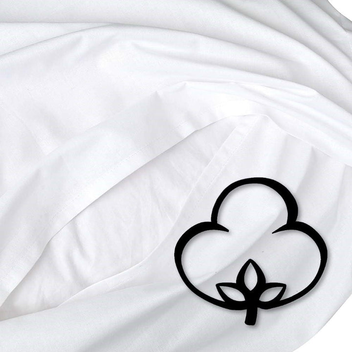 Moon - 2er Pack Hotelbettwäsche Linon aus 100% Baumwolle - Bettwäsche ca. 135x200 / 80x80 cm - mit H