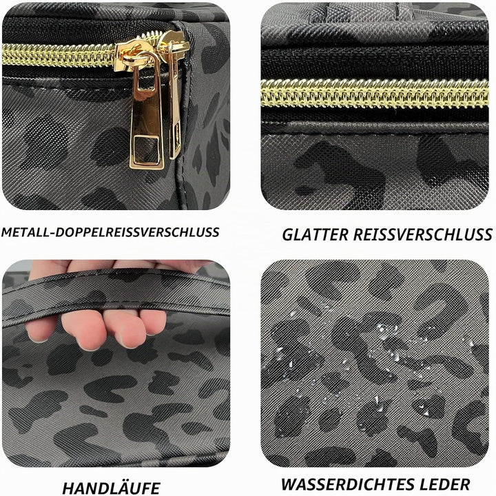 3 Stück Set Kosmetiktasche, grosse Kapazität Reise Make Up Tasche Set Damen, mit tragbarem Griffdesi