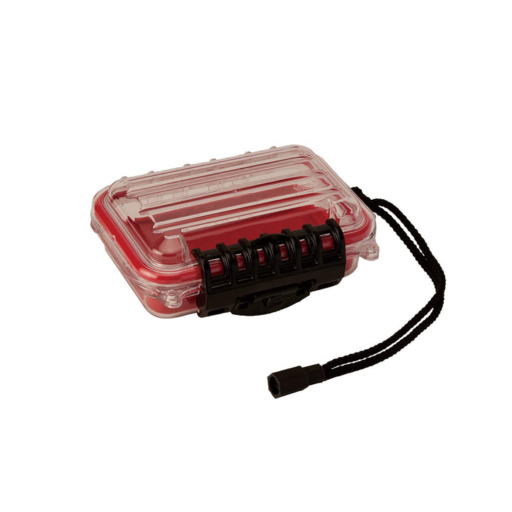 Plano Guide Series 3400 Style Polycarbonat-Feldbox, Rot/Transparent, Einheitsgrösse Einheitsgrösse R