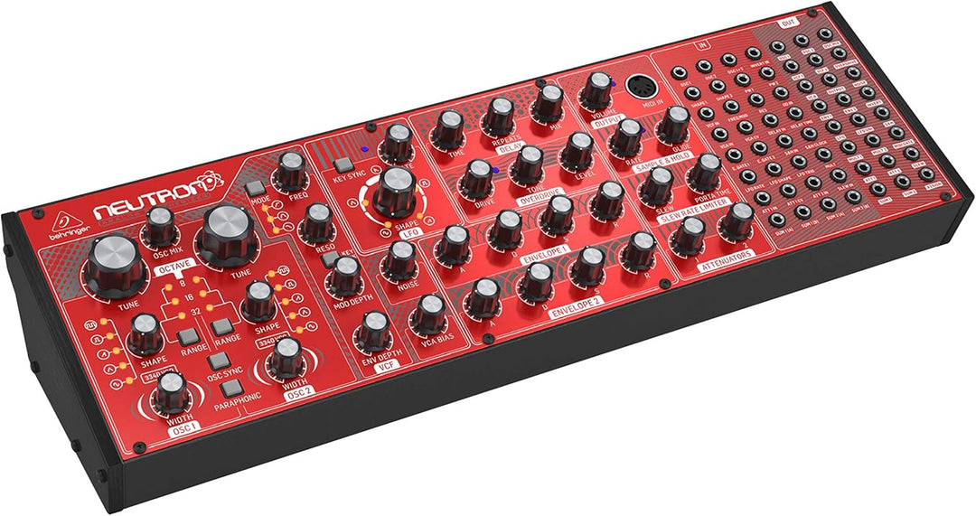 Behringer NEUTRON Paraphonic Analog and Semi-Modular Synthesizer with Dual 3340 VCOs, Multi-Mode VCF