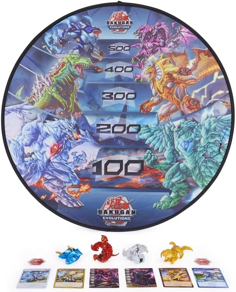 Spin Master Bakugan Evolutions: Platinum Battle Bundle Saison 4 (4 Bakugan und 1 Stoffarena)