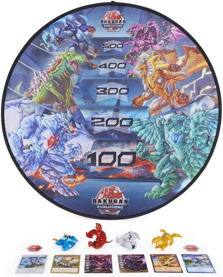Spin Master Bakugan Evolutions: Platinum Battle Bundle Saison 4 (4 Bakugan und 1 Stoffarena)
