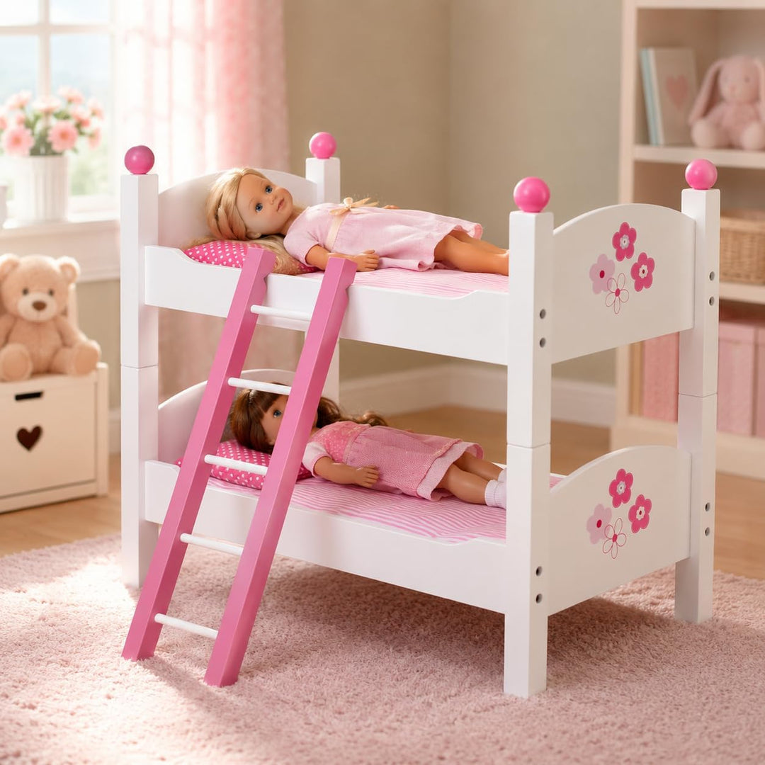 Bayer Chic 2000 - Puppen-Etagenbett für Baby-Puppen bis 48 cm, Puppenbett, Puppenmöbel, Puppenzubehö