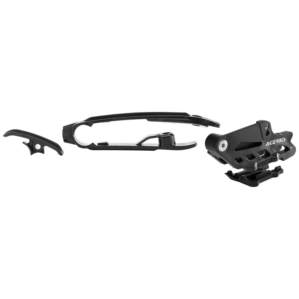 Acerbis Kettenführung/Schwingenschleifer-Set Schwarz