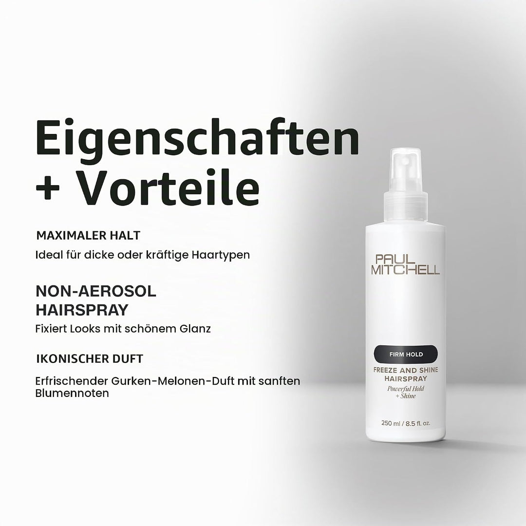 Paul Mitchell Freeze and Shine Super Spray - professionelles Haar-Spray für maximalen Halt, Finishin