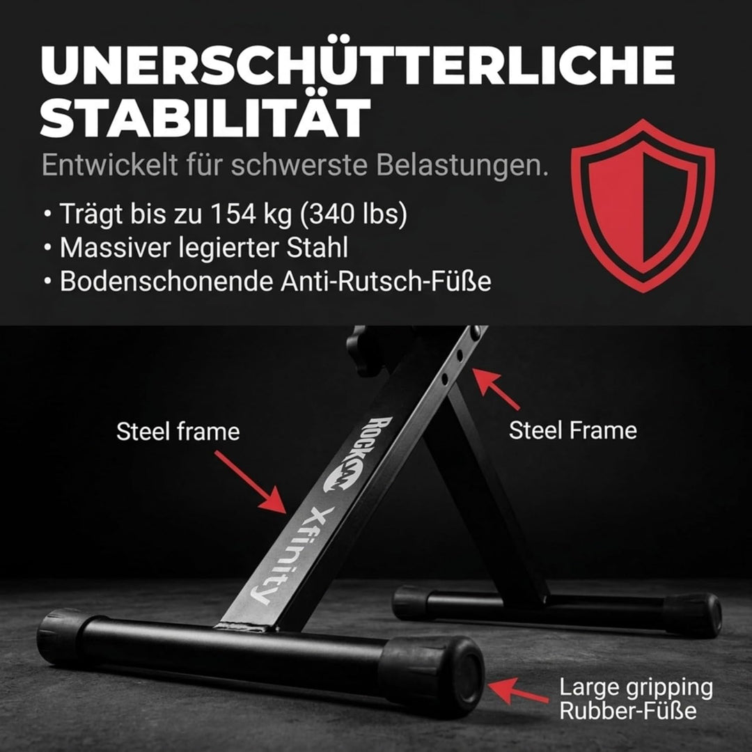 RockJam Premium Adjustable Padded Keyboard Bench or Digital Piano Stool, Regulär