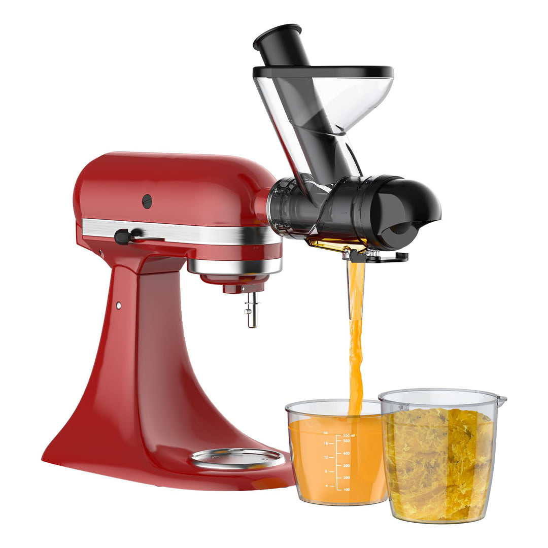 Entsafteraufsatz für KitchenAid Standmixer, Entsafter für Kaltpressen, Entsafteraufsatz mit doppelte