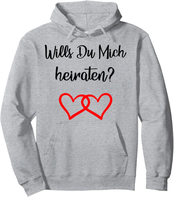 Hochzeitsantrag Willst du mich heiraten Heiratsantrag Ehe Pullover Hoodie