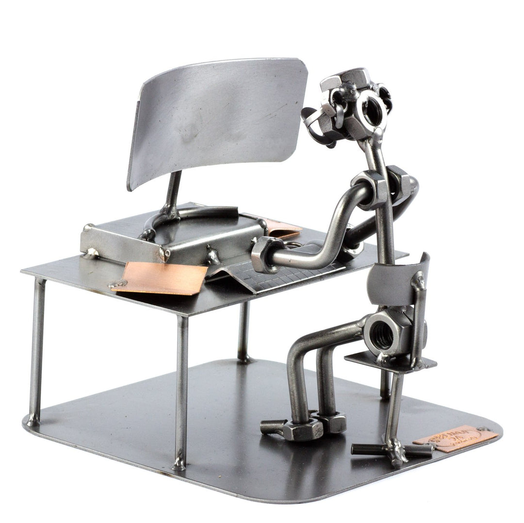 Steelman24 I Schraubenmännchen Programmierer I Made in Germany I Handarbeit I Geschenkidee I Stahlfi