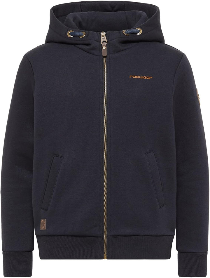 Ragwear Honza Zip Jungen Sweatjacke Sweatshirt mit Kapuze und Reissverschluss Übergangsjacke Sweater