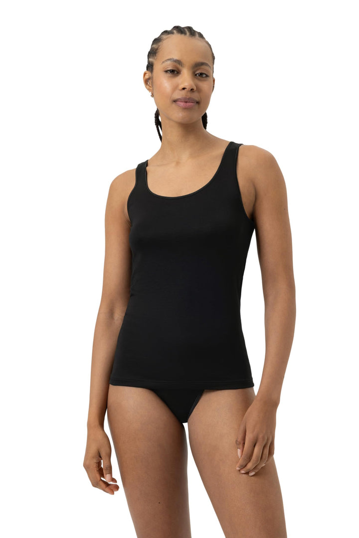 Mey Tagwäsche Serie Emotion Damen Tops breiter Träger 55204 5XL Schwarz, 5XL Schwarz