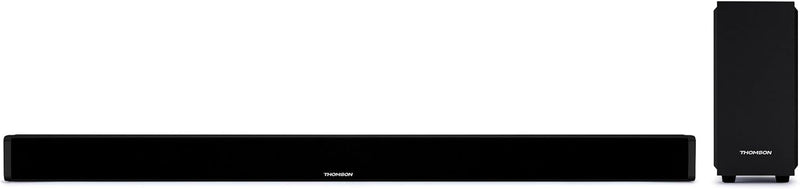 THOMSON sb250bt Soundbar mit Subwoofer, Bluetooth, USB, SD, 200 W Schwarz