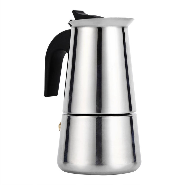 Greensen Espressokocher Edelstahl, 450ml, 9 Tassen, Für Alle Herdarten Inklusive Induktion, Italieni