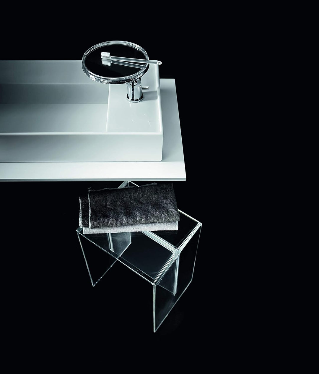 Kartell Max-Beam, Plastik, Fume', 27 x 47 x 33 cm Fumè, Fumè