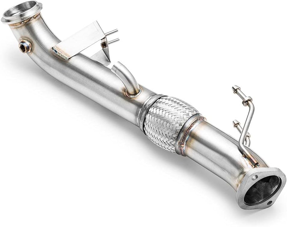 RM Motors Downpipe Rohr Decat kompatibet mit Focus ST Mk3 2.0T 2014 2015 2016 2017 2018 2019 2020 20