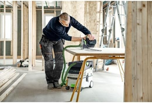 Festool Akku-Absaugmobil CTMC MIDI I-Basic CLEANTEC (mit Hauptfilter, SELFCLEAN Filtersack, Saugschl