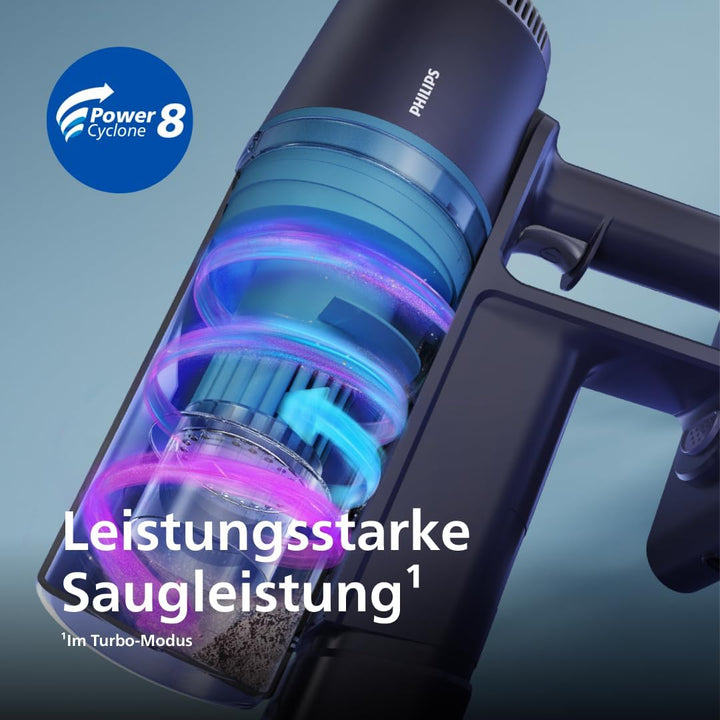 Philips Kabelloser Akku-Staubsauger 3000-Serie, Integrierter Handstaubsauger, Digitalmotor, Präzisio
