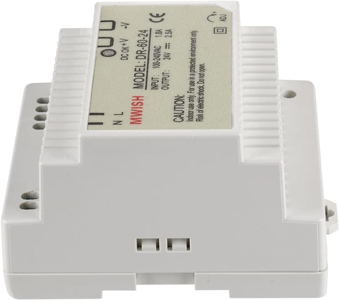 TMEZON DR-60-24 Transformator Netzteil Elektrisch DIN 100-240VAC / 1.8A 24V / 2.5A Netzteil Professi