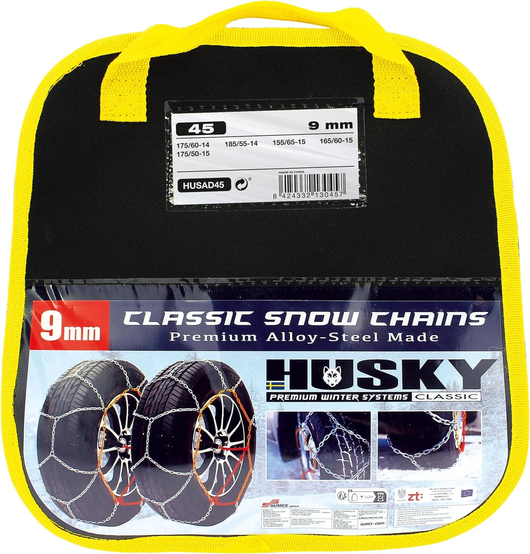 SUMEX Schneeketten Husky Advance 9mm. O-Norm. KN45, 1 Paar HUSAD45, HUSAD45