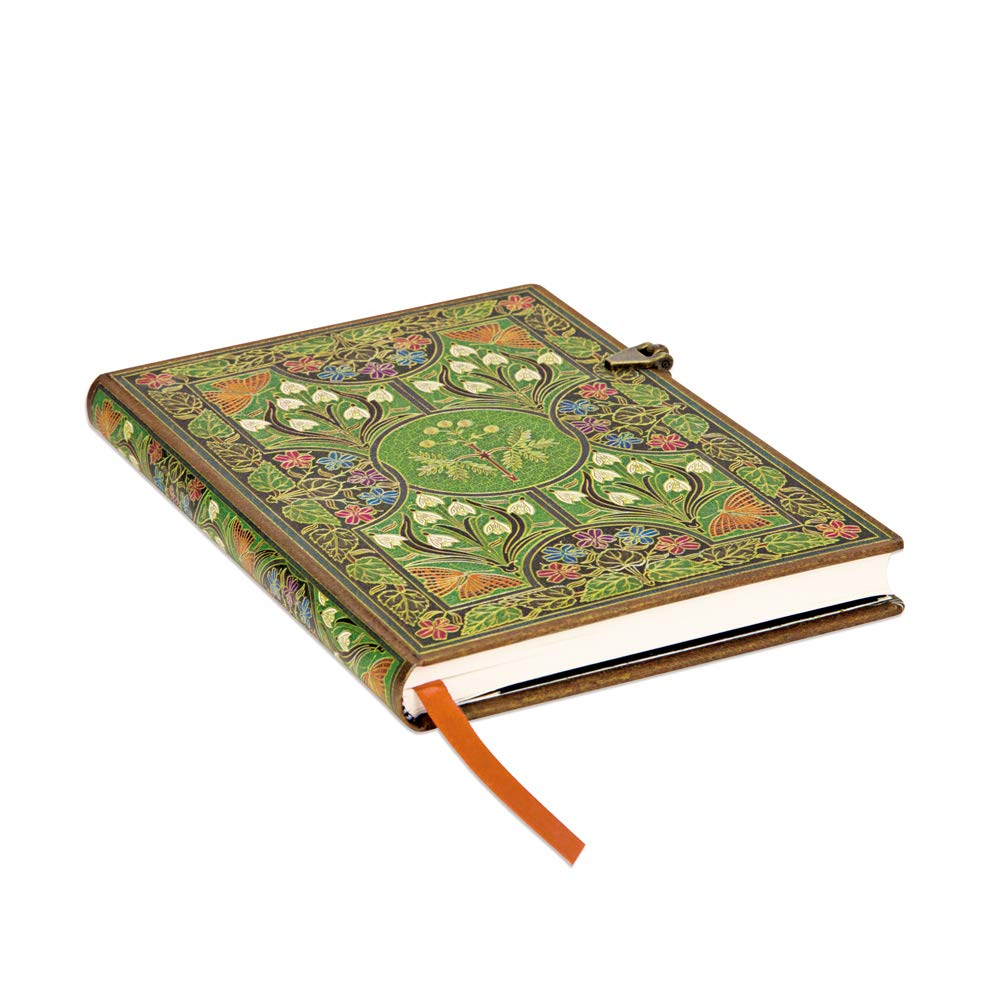 Paperblanks Blühende Poesie Notizbuch Midi Liniert (Poetry in Bloom), Midi (180 x 130): Lined Midi