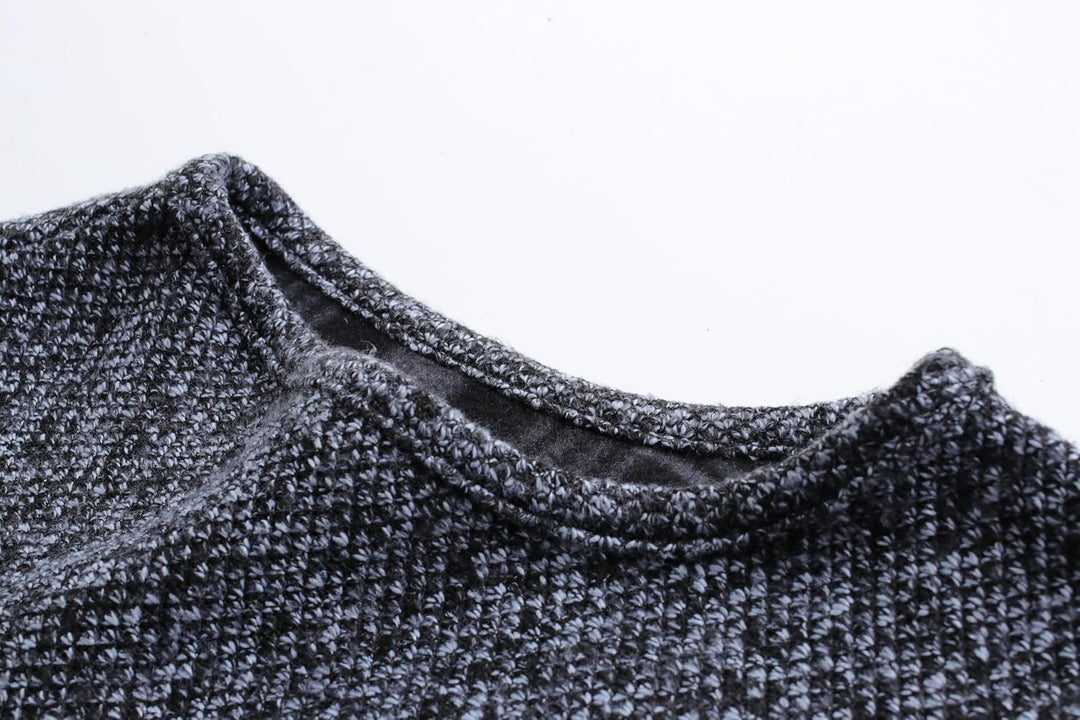 Herothorn Herren Strickweste Strickjacke ohne Ärmel V-Ausschnitt Ärmellose Fleecefutter Jacke Reissv