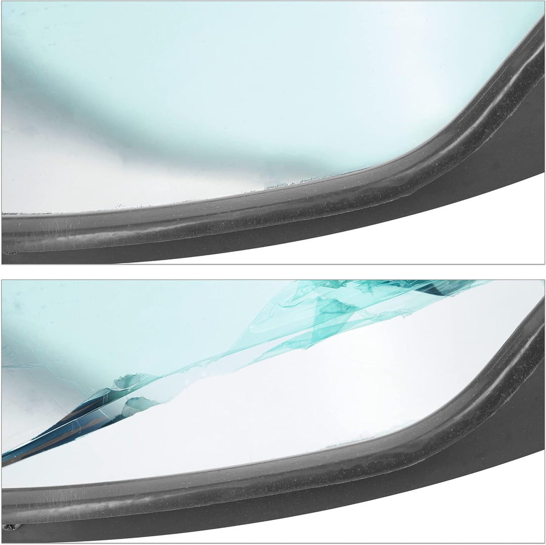 Relaxdays Verkehrsspiegel 45 cm, professionell, wetterfest, unzerbrechlich, Innen & Aussen, inklusiv