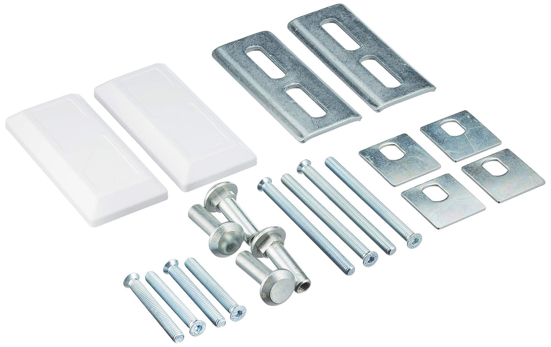 ABUS Befestigungs-Set PA1018, für Panzerriegel, weiss, 10660, Weiss