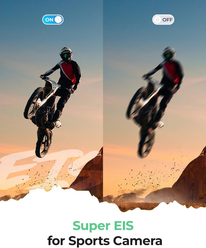 Yolansin 4K60fps Action Cam wasserdichte- 131ft/40m Unterwasserkamera EIS, WiFi Kamera 170°Winkel Sp