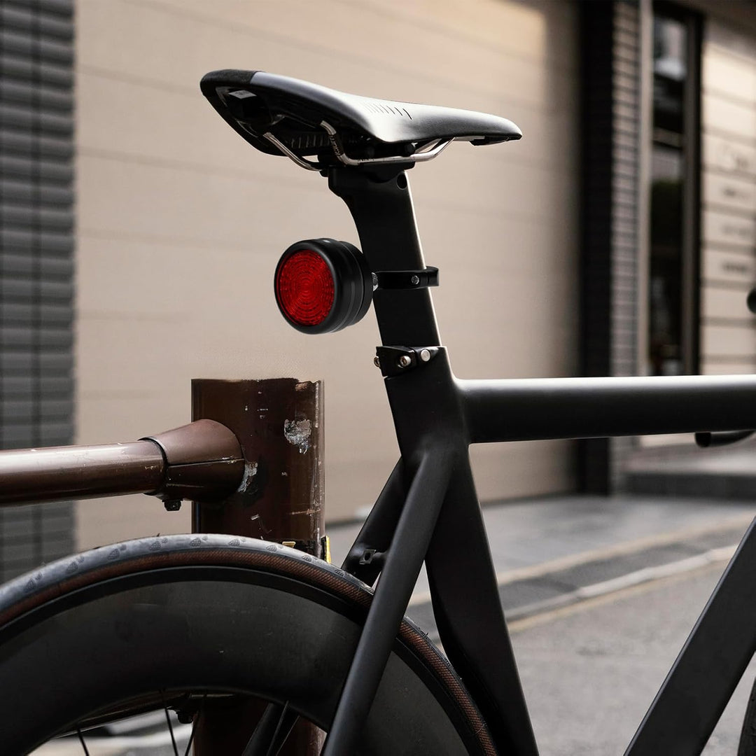 Verstellbare Fahrradhalterung für Garmin Varia, kompatibel mit 27,2 mm und 30,9 mm Sattelstützen, Al