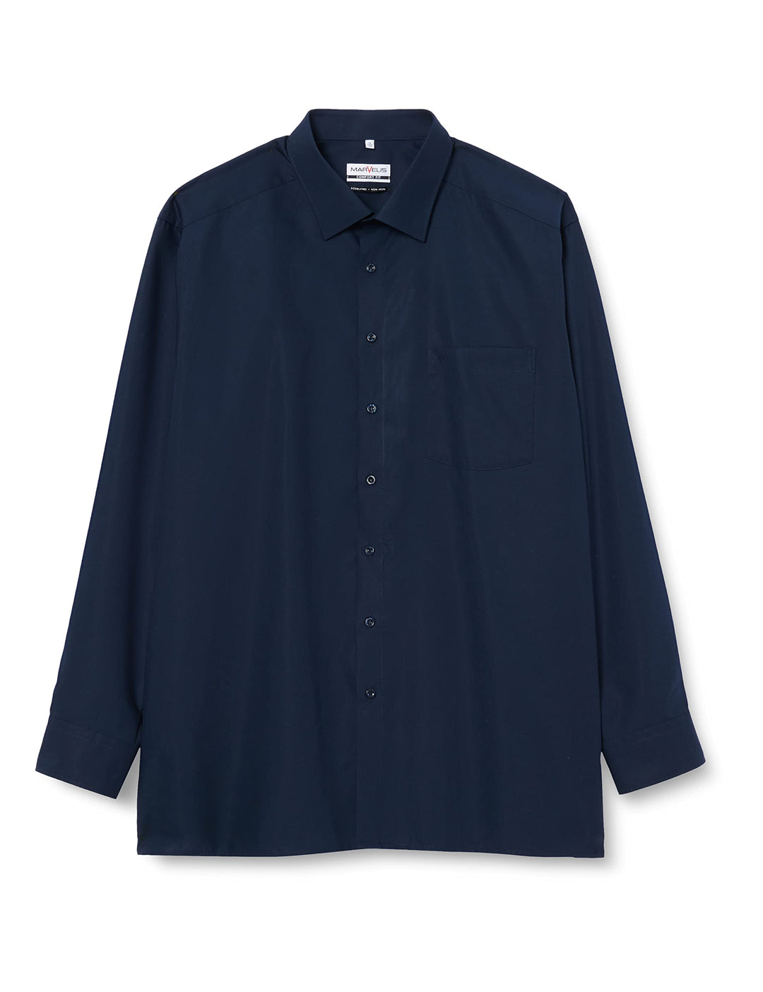 Marvelis Hemd Comfort Fit dunkelblau Art. 7973.64.80 100% Baumwolle bügelfrei 48 Grosse Grössen Nach