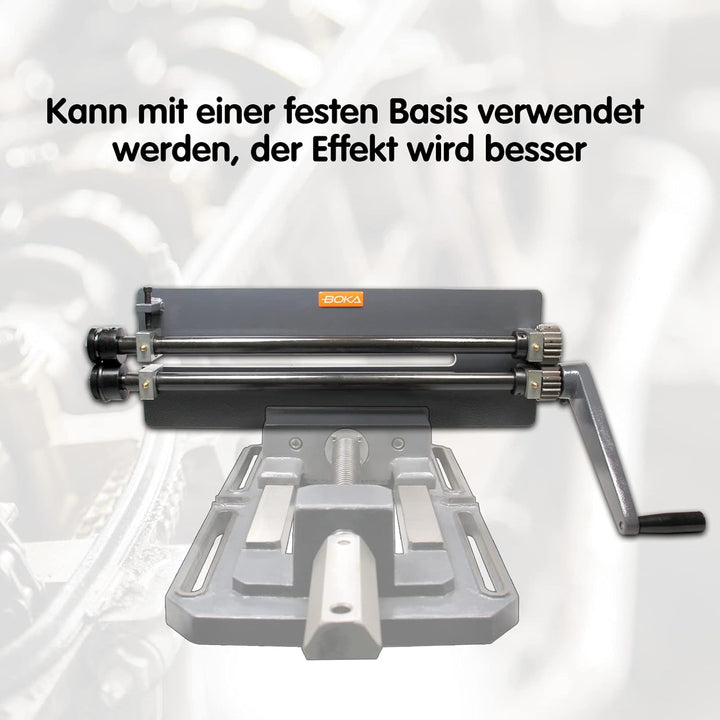 BOKA Bördelgerät Sickenmaschine Bördelmaschine für 1,2 mm Stahlblech RM-18 Manuelle Rundbiegemaschin