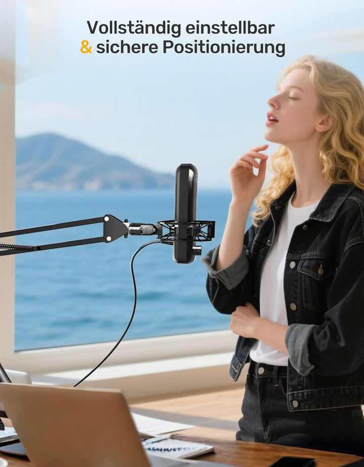 Wave Shock Mount, Kompatibel mit den Elgato Wave 1- und Wave 3-Mikrofonen, Metallrahmen und Verstärk