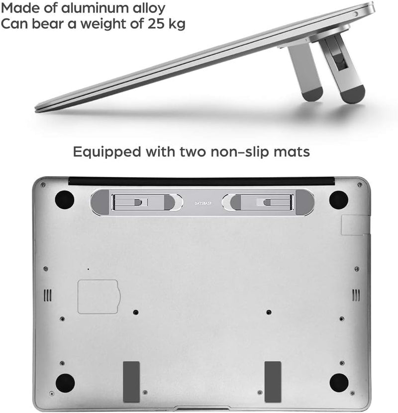 nediea Laptop-Ständer für Schreibtisch, Laptop-Kühlständer, Tastaturerhöhung, ergonomischer Laptop-A