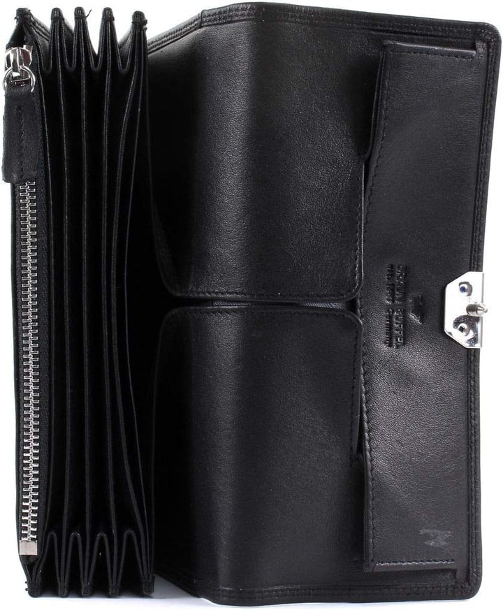 BRAUN BÜFFEL Kellnertasche aus echtem Leder Golf 2.0 - Kellerbörse mit Reissverschlussfach - Schwarz