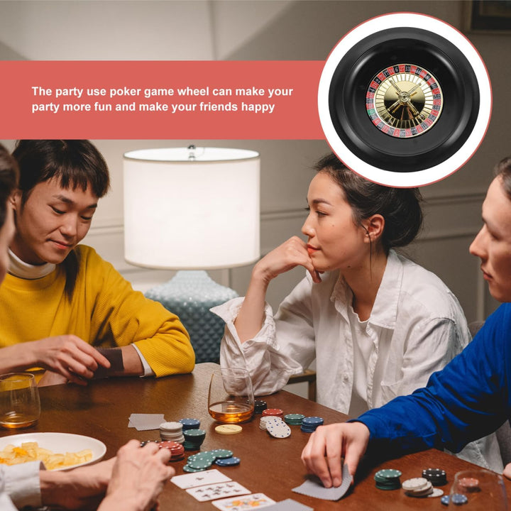 Cabilock Poker Russisches Roulette spiel-requisite Kunststoff-roulette Roulette-rad Roulette-spiel -