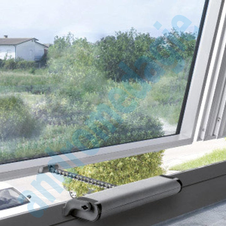 Kettenantrieb für Vasistas oder Überstehungsfenster Kombel LIWIN L35 24 V (Weiss), Weiss